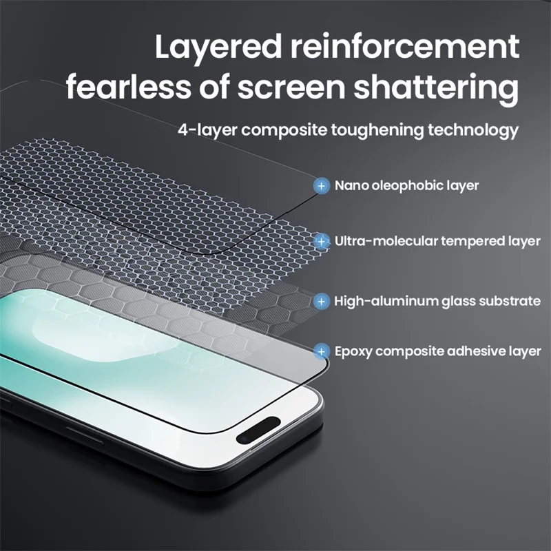 Protector de Pantalla NILLKIN CP+PRO Ultra Claro de Cristal AGC para iPhone 17 Pro Max