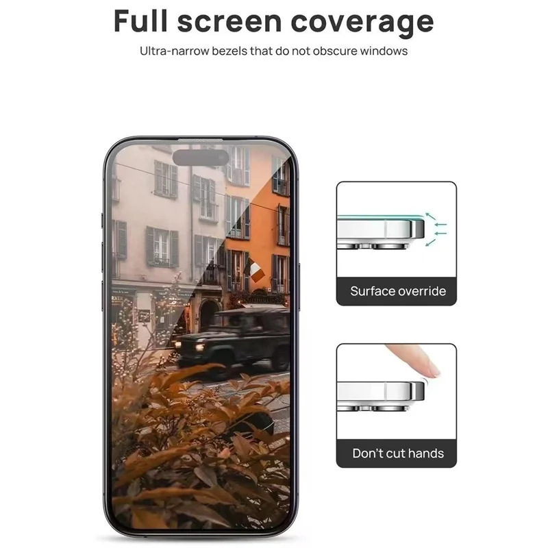 URR For iPhone 17 Pro Magnetic Case with Privacy Screen Protector / Lens Film TPU + PC Clear Phone Cover