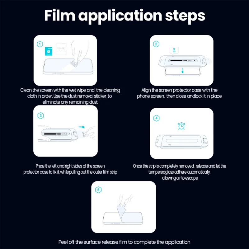 NILLKIN For iPhone 17 Anti-Peep Screen Protector Anti-Scratch AGC Glass Full Screen Film