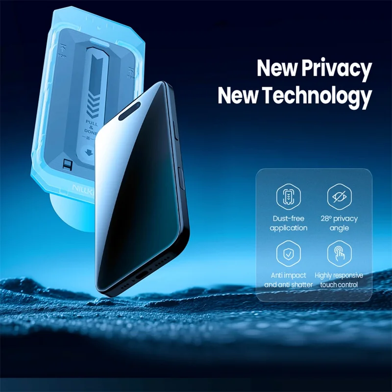 NILLKIN For iPhone 17 Anti-Peep Screen Protector Anti-Scratch AGC Glass Full Screen Film