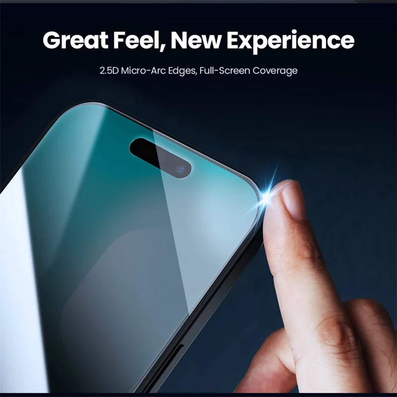 NILLKIN для iPhone 17 Pro Max Защитное стекло с антишпионским покрытием и защитой от царапин, полноэкранное, из стекла AGC
