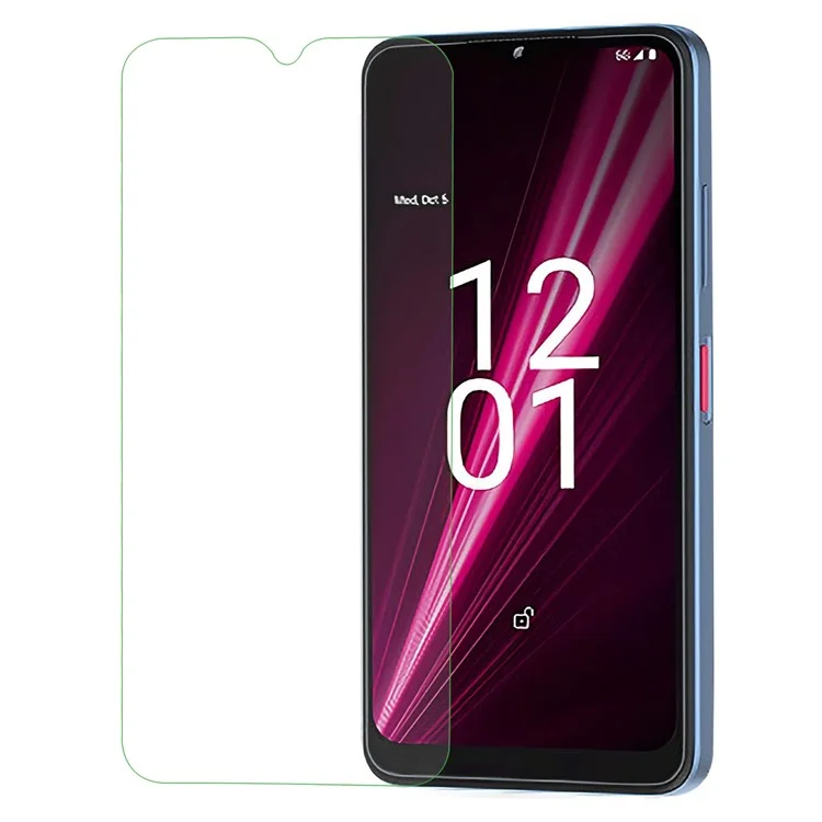Per T-Mobile REVVL 6 5G Protezione dello schermo incollata Full Glue 2.5D Arc Edge Ultra Clear Anti-graffio Pellicola in vetro temperato