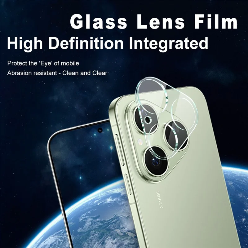 IMAK For Huawei Pura 80 Tempered Glass Camera Lens Protector + Acrylic Lens Cap
