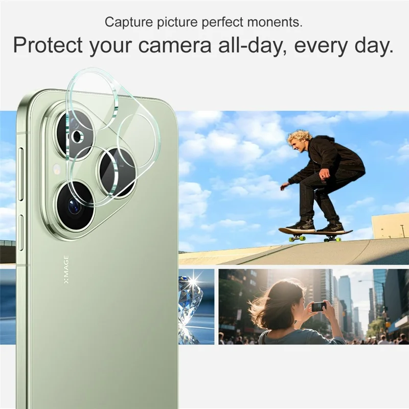 IMAK For Huawei Pura 80 Tempered Glass Camera Lens Protector + Acrylic Lens Cap