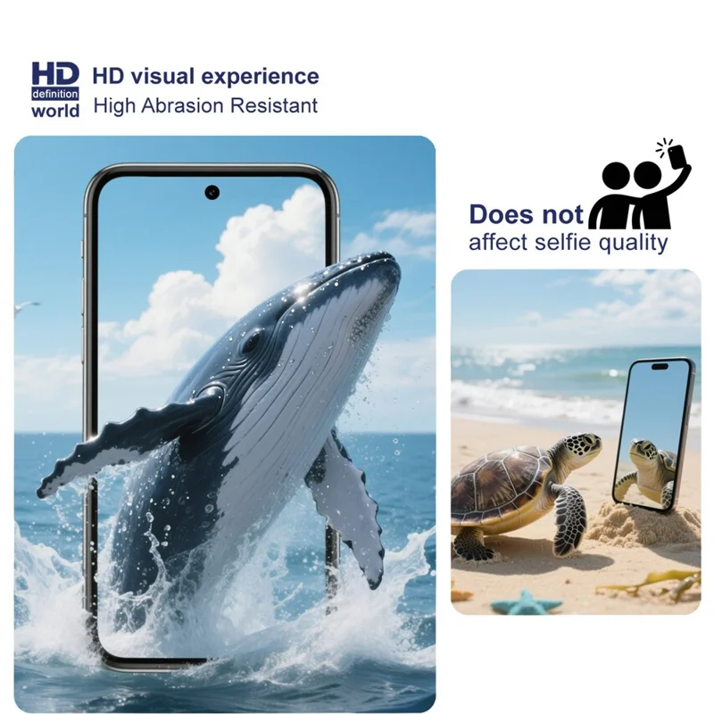 IMAK H Series For Samsung Galaxy A54 5G Tempered Glass Screen Protector Easy Installation Film with Auto Dust-Remove Tool Kit (Fingerprint Unlock)