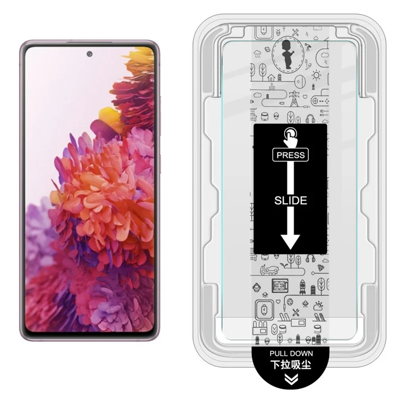 IMAK H Series Tempered Glass Film for Samsung Galaxy S20 FE / S20 FE 5G / S20 FE 2022 /  S20 Lite Dust-free Installation Screen Protector (Fingerprint Unlock)