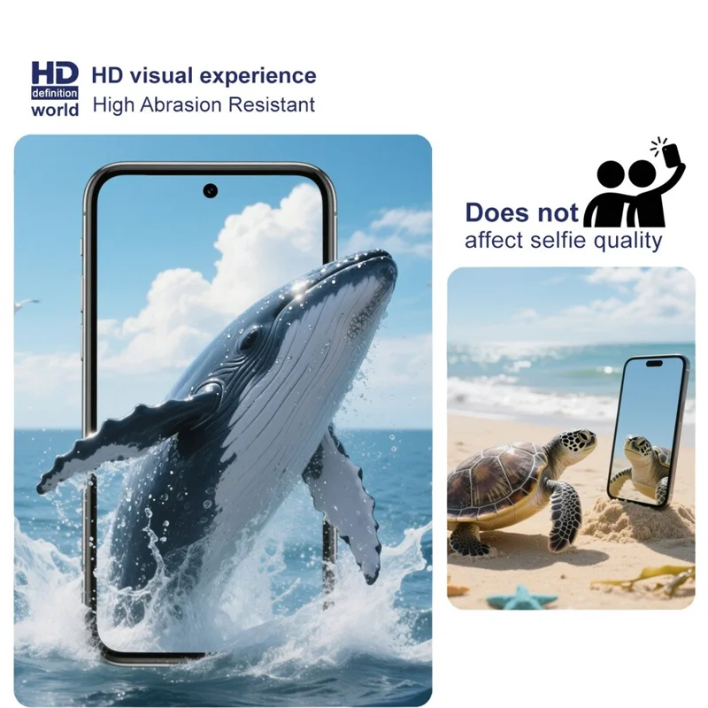 IMAK H Series For Samsung Galaxy S24 FE Tempered Glass Screen Protector Easy Installation Film with Auto Dust-Remove Tool Kit (Fingerprint Unlock)