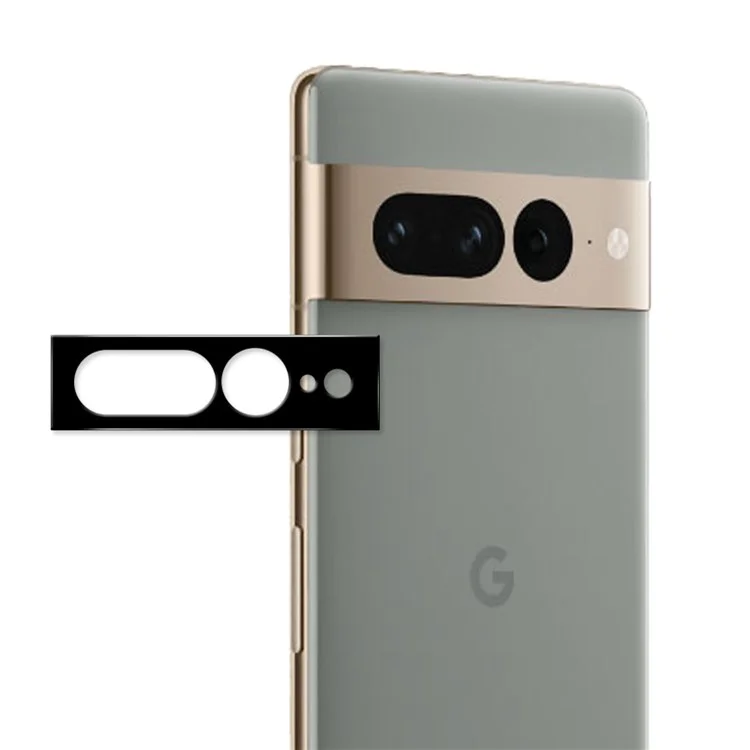 ENKAY HAT PRINCE Protector de lente de cámara para Google Pixel 7 Pro 5G Vidrio templado Cubierta de lente Impresión de seda negra Película de lente completa