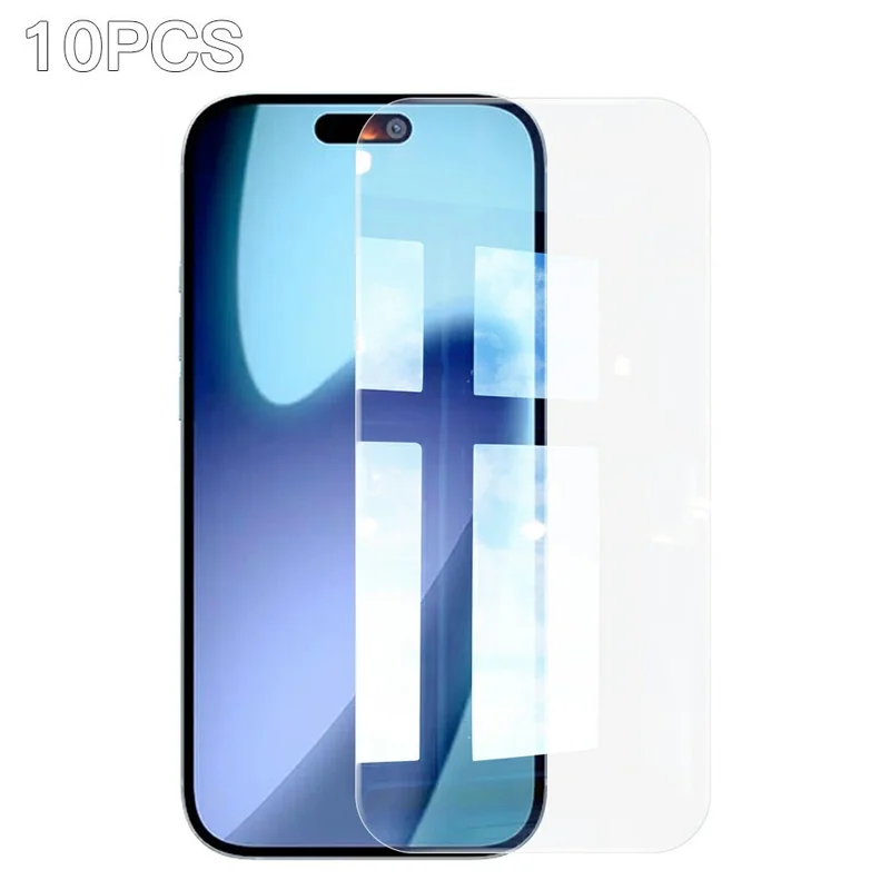 RURIHAI 10Pcs For iPhone 17 Screen Protector 0.26mm 2.5D High Aluminium Silicon Glass Film
