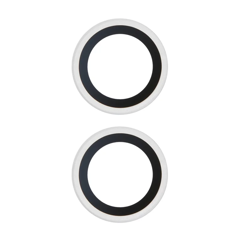 Kameraobjektiv-Schutz für iPhone 17 mit Metallring Panzerglas Schutzfolie (Erhöhter Rand) - Transparent