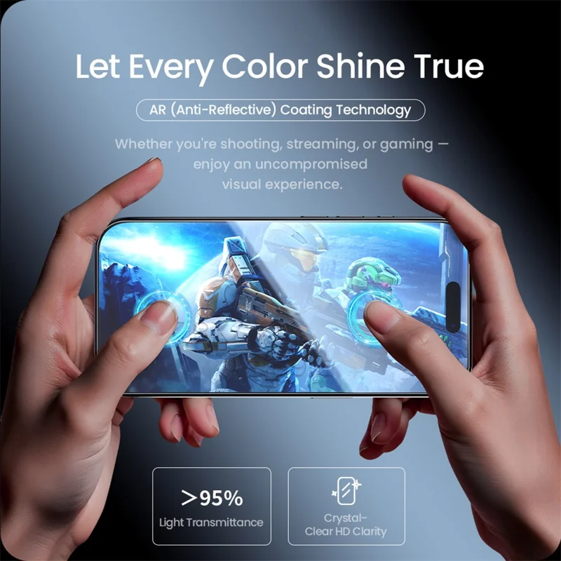 NILLKIN H+Pro Protector de Pantalla para iPhone 17 Cristal Templado HD Transparente AR