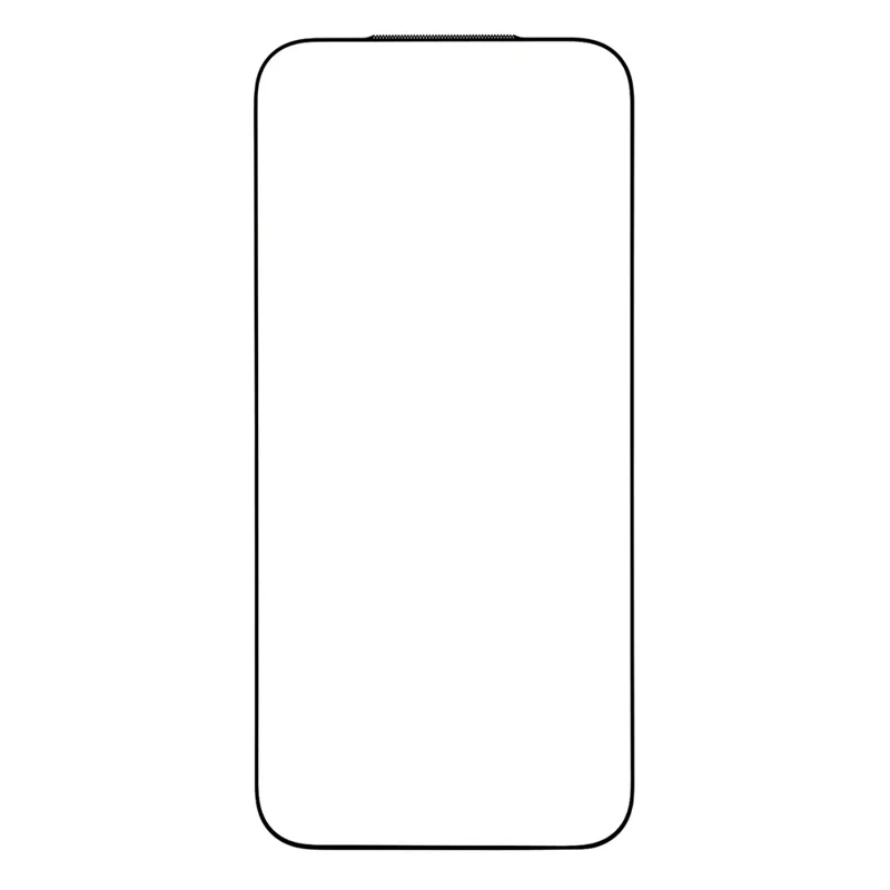 For iPhone 17 Pro Max Tempered Glass Electroplating Anti-Fingerprint Silk Printing Full Glue Screen Protector