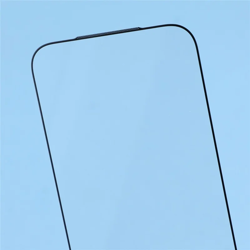 For iPhone 17 Pro Max Tempered Glass Electroplating Anti-Fingerprint Silk Printing Full Glue Screen Protector