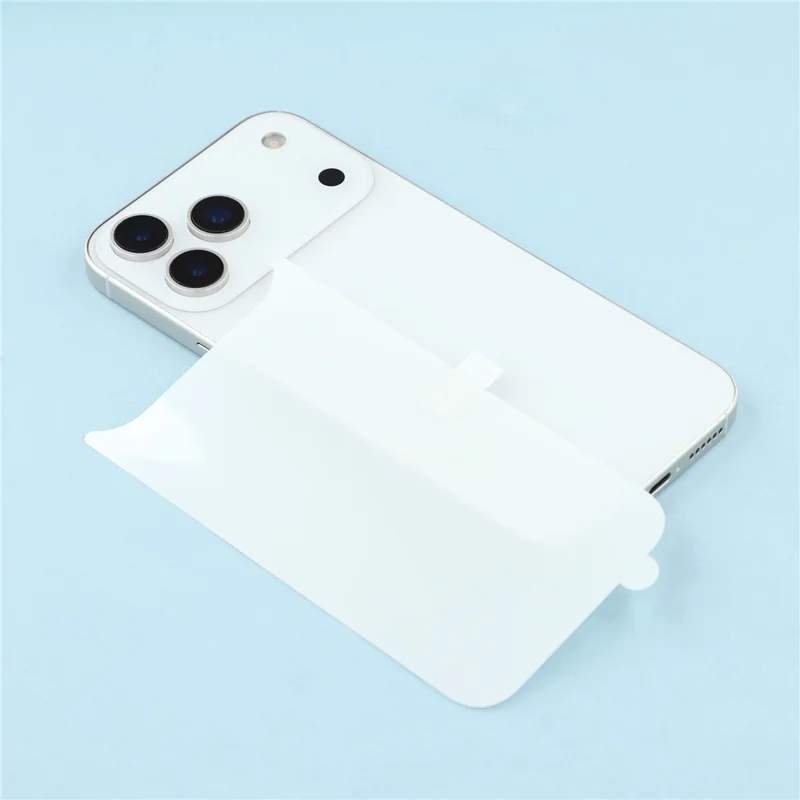 For iPhone 17 Pro Back Screen Protector Soft TPU + PET Clear Hydrogel Film