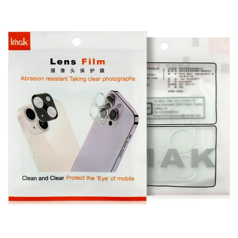 IMAK For Xiaomi Redmi 15 5G (Global) (169mm) Tempered Glass Camera Lens Protector + Acrylic Lens Cap
