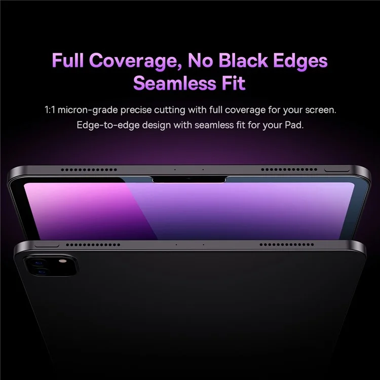 BASEUS for iPad Pro 11-inch (2018) / (2020) / (2021) / iPad Air (2020) / (2022) 0.3mm Clear Full Cover Screen Protector Crystal Tempered Glass Anti-Blue Light Eye Protection Film