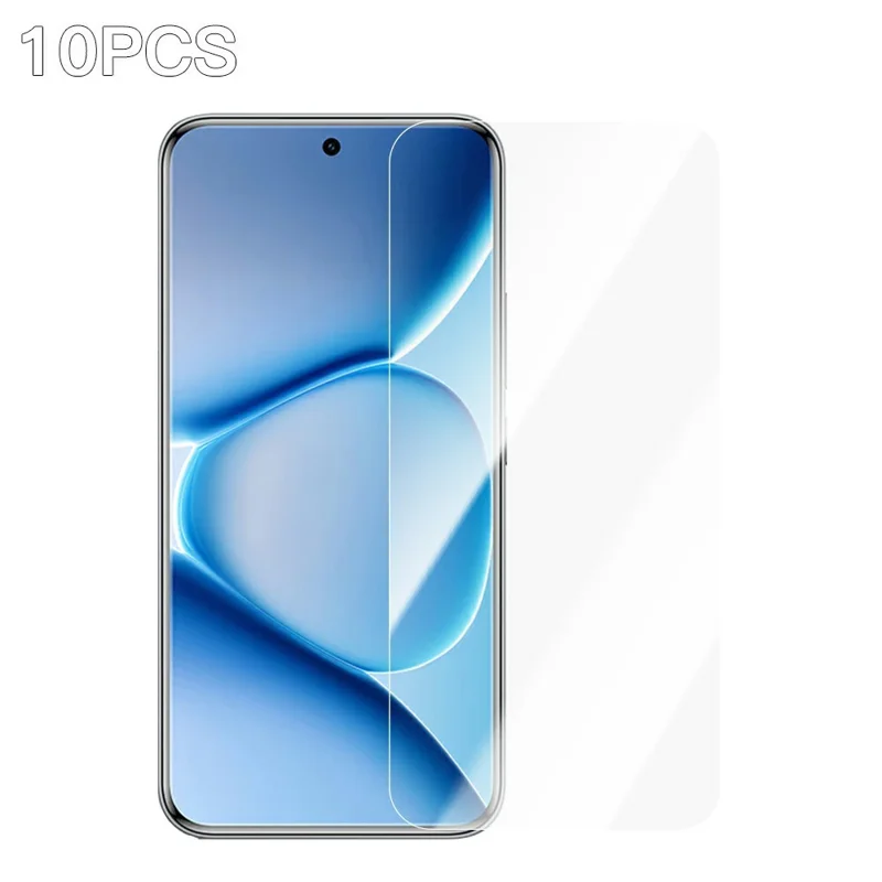 RURIHAI 10 Peças Para Xiaomi Redmi Note 15 Pro 5G Protetor de Tela 0,26mm 2,5D Alta Vidro de Silício de Alumínio Filme