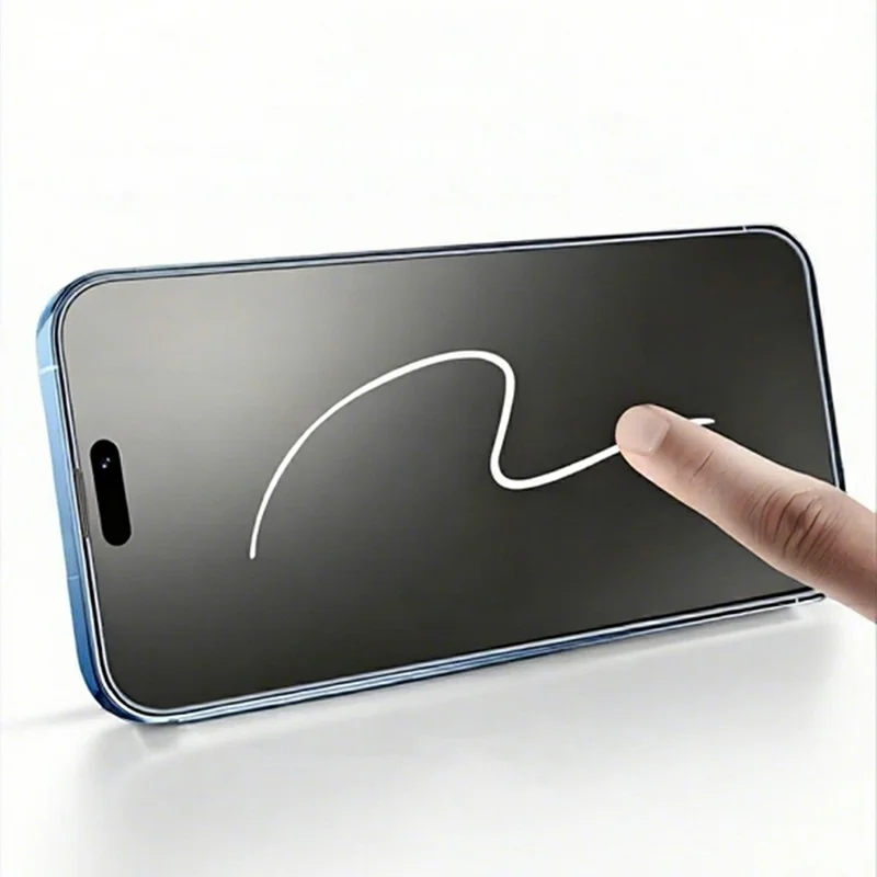 RURIHAI Para iPhone 17 Pro Max Protetor de Tela Completa Mate Anti-Reflexo Filme de Vidro de Alumínio-Silício de Alta Qualidade