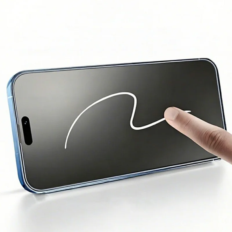 RURIHAI Para iPhone 17 Protetor de Tela de Privacidade Anti-Espião Fosco Anti-Reflexo Película de Vidro de Alto Alumínio-Silício
