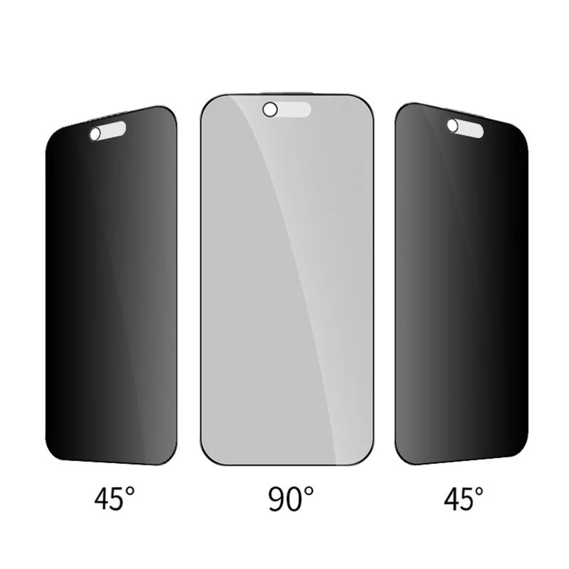 RURIHAI Para iPhone 17 Air Anti-Spy Protector de Pantalla de Privacidad Mate Anti-Reflejo Película de Vidrio de Alto Aluminio-Silicio