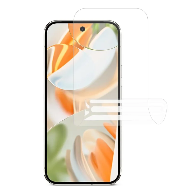 TPU Screen Protector voor Google Pixel 9a, Zachte Hydrogel Anti-Kras Beschermfolie