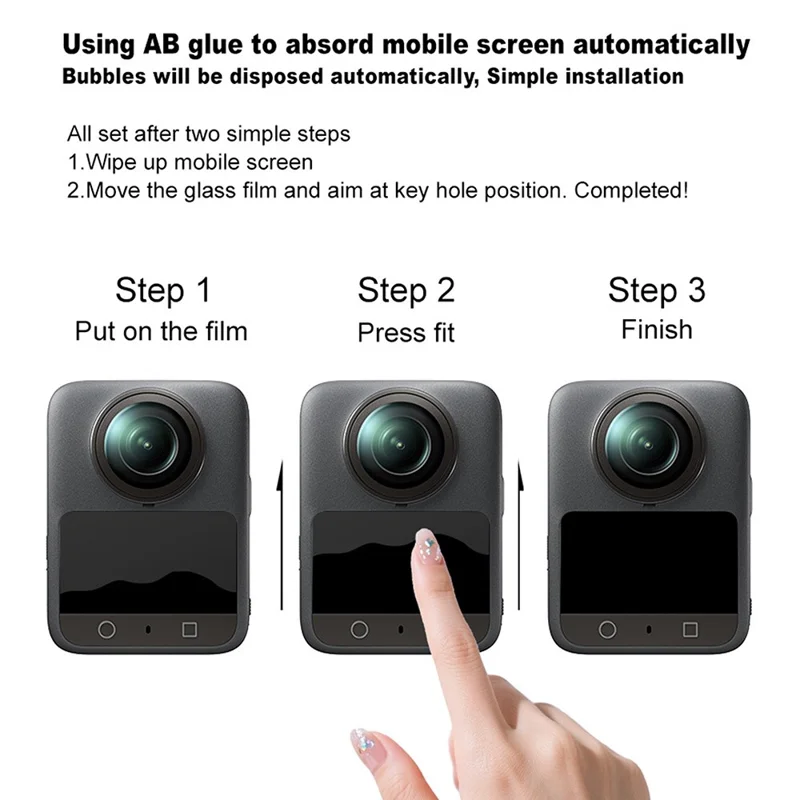 IMAK H Series For Insta360 Go Ultra Szklana Ochronna Folia na Ekran