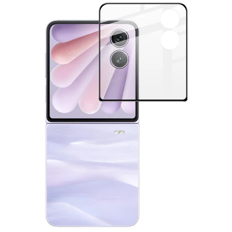 IMAK For Honor Magic V Flip 2 Rear Screen Protector Tempered Glass Full Cover Film