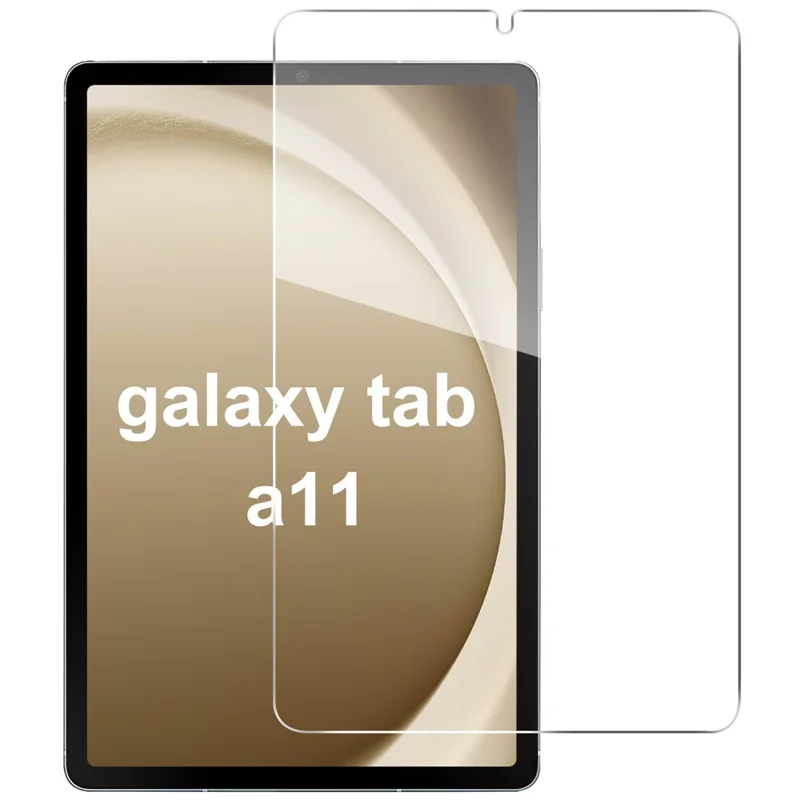 For Samsung Galaxy Tab A11 / A9 Screen Protector Anti-Shatter Arc Edge Tempered Glass Film