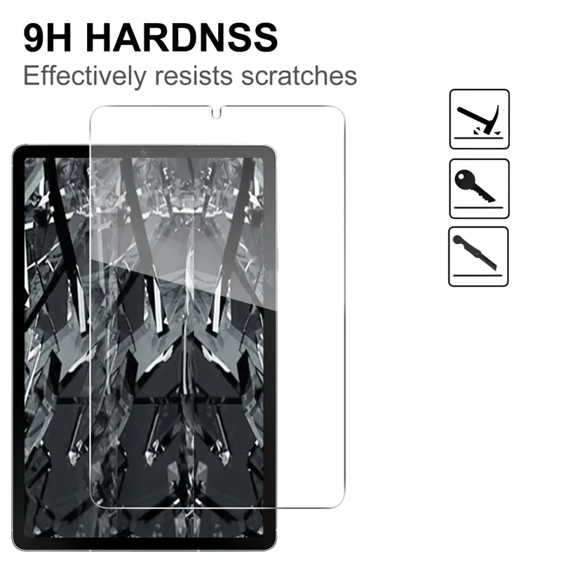 For Samsung Galaxy Tab A11 / A9 Screen Protector Anti-Shatter Arc Edge Tempered Glass Film