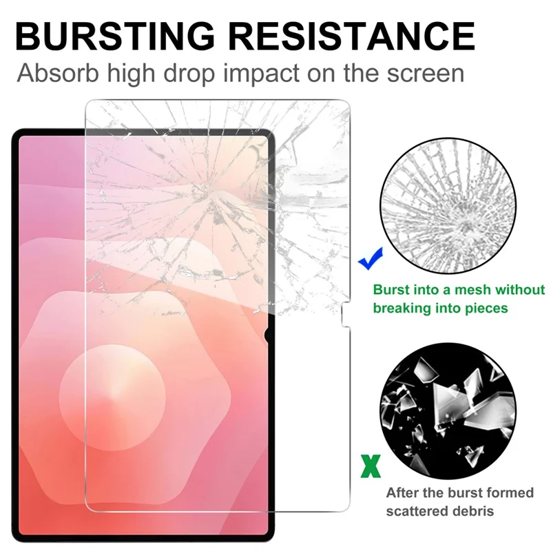 For Samsung Galaxy Tab S11 Ultra Tempered Glass Screen Protector 2.5D Straight Edge Screen Film
