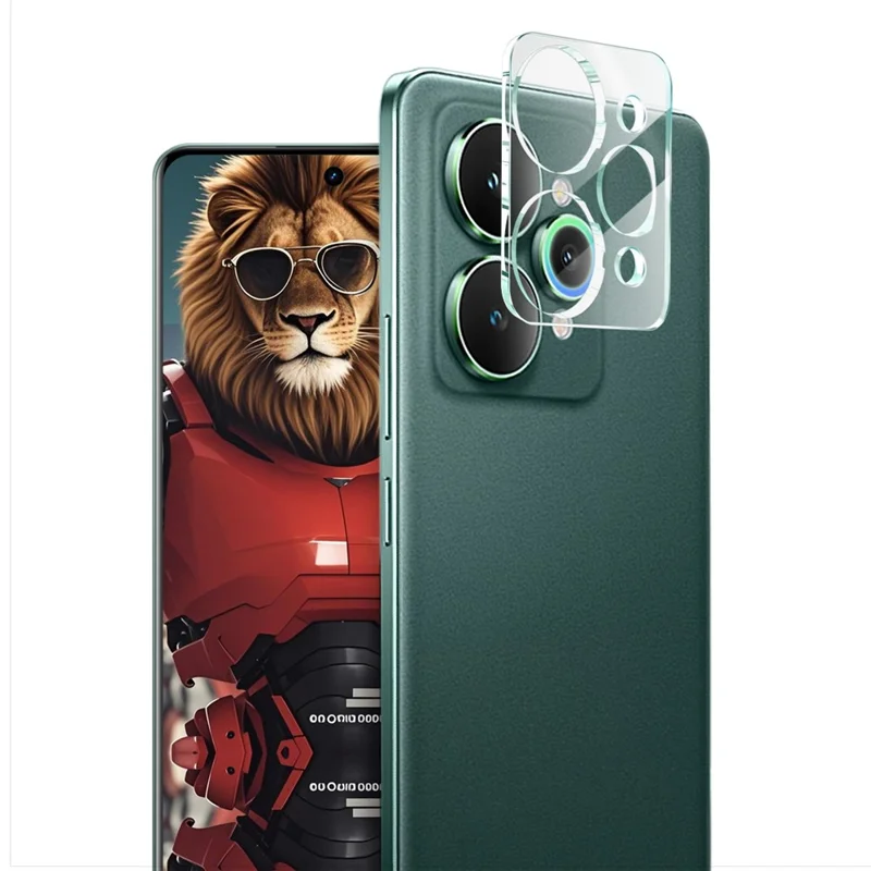 IMAK For Realme 15 5G Tempered Glass Camera Lens Protector + Acrylic Lens Cap