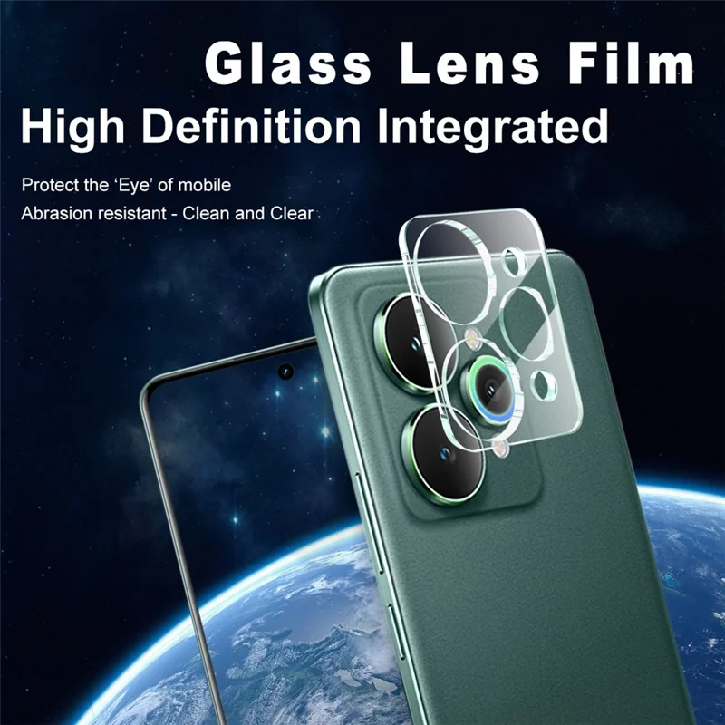IMAK For Realme 15 5G Tempered Glass Camera Lens Protector + Acrylic Lens Cap