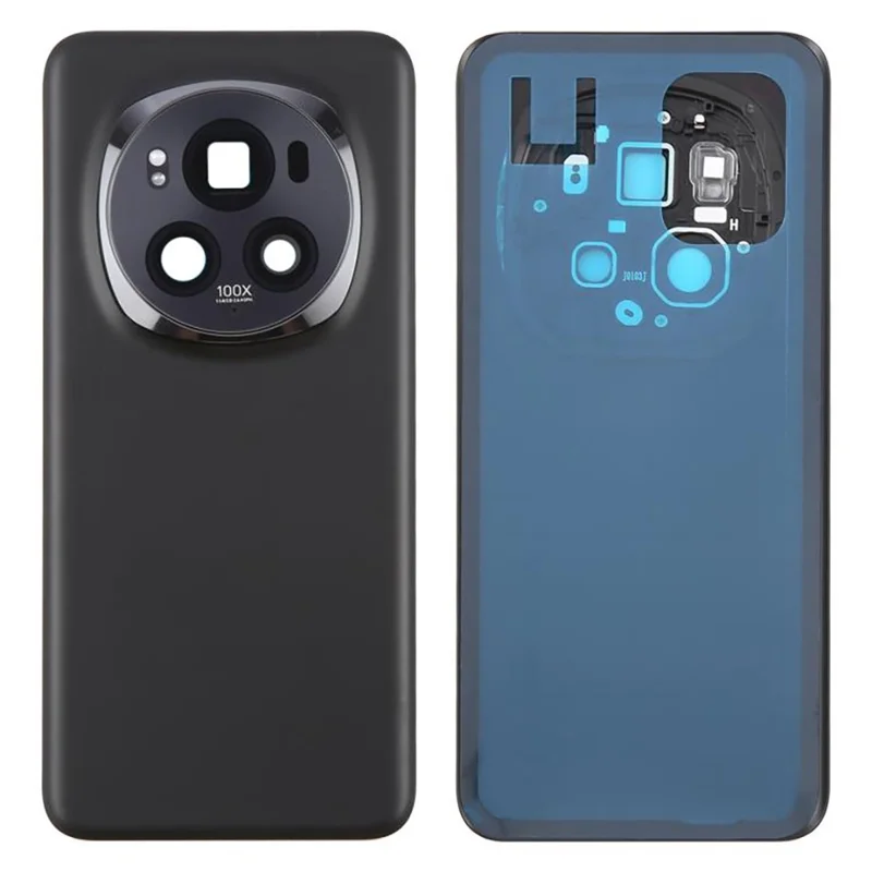 For Honor Magic6 Pro 5G OEM Batteribeslag med Kamerahætteskærm Udskiftningdel - Sort