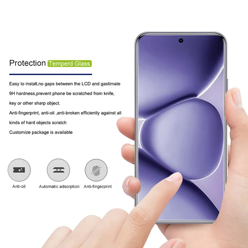 MOCOLO For Xiaomi Redmi Poco M8 Pro 5G / Redmi Note 15 Pro+ 5G (Global) Screen Protector 3D Curved Tempered Glass Film