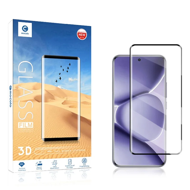 MOCOLO For Xiaomi Redmi Poco M8 Pro 5G / Redmi Note 15 Pro+ 5G (Global) Screen Protector 3D Curved Tempered Glass Film