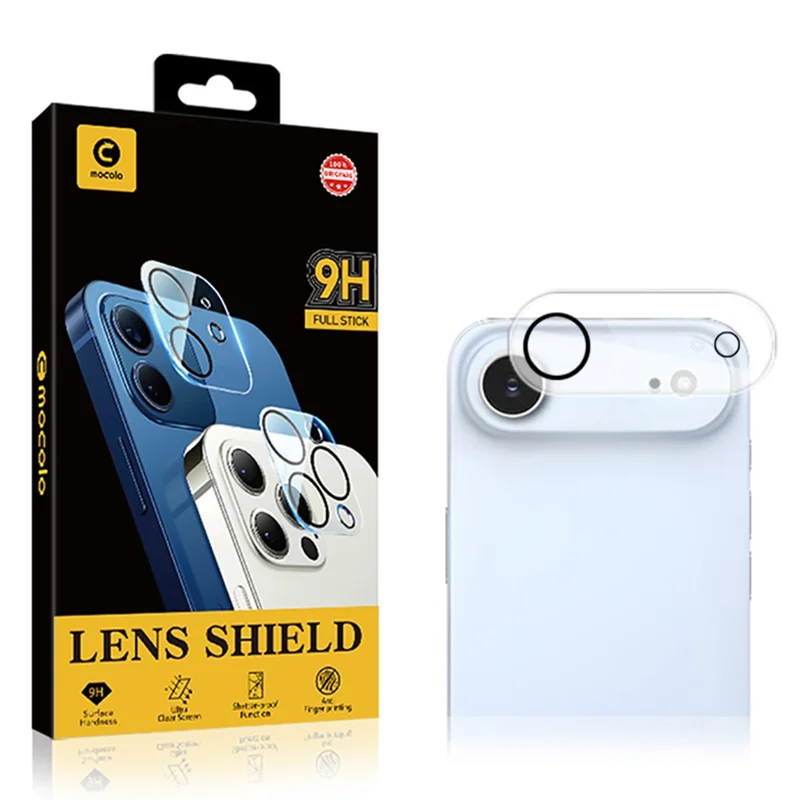 MOCOLO для iPhone 17 Air Camera Lens Protector Silk Printing Tempered Glass Lens Film Night Circle Design