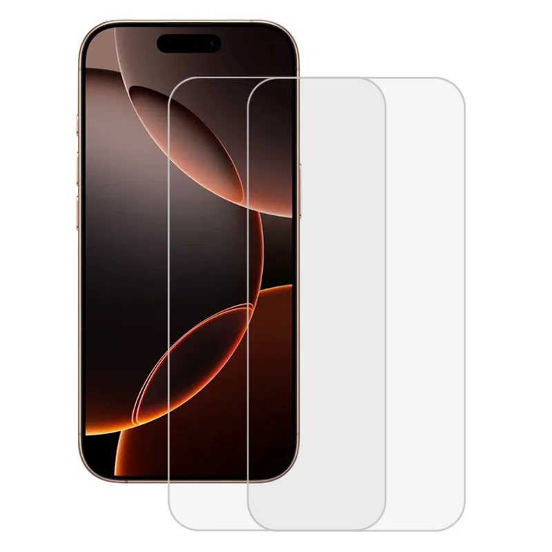 AMORUS 2Pcs For iPhone 17 Screen Protector HD Tempered Glass Film Anti-Scratch