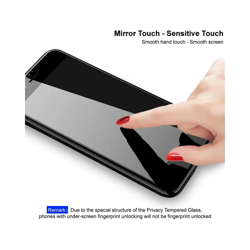 IMAK Für vivo V60 5G Anti-Spion Gehärtetes Glas Bildschirmschutz (Keine Kantenvariante)