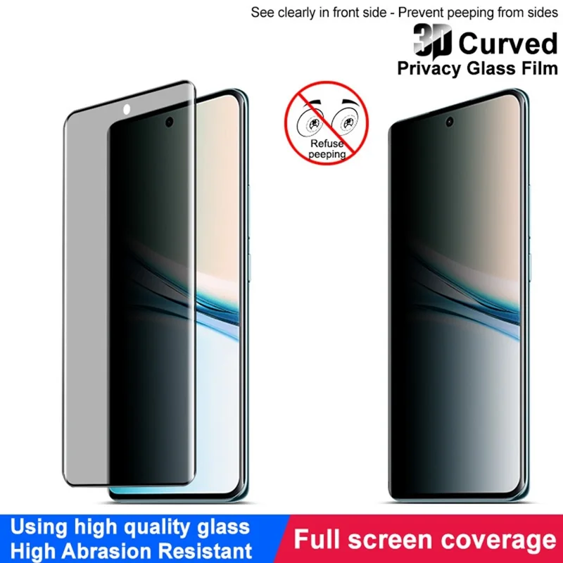IMAK For Xiaomi Poco M8 5G / Redmi Note 15 5G (Global) Anti Spy Screen Protector Full Cover Tempered Glass Film