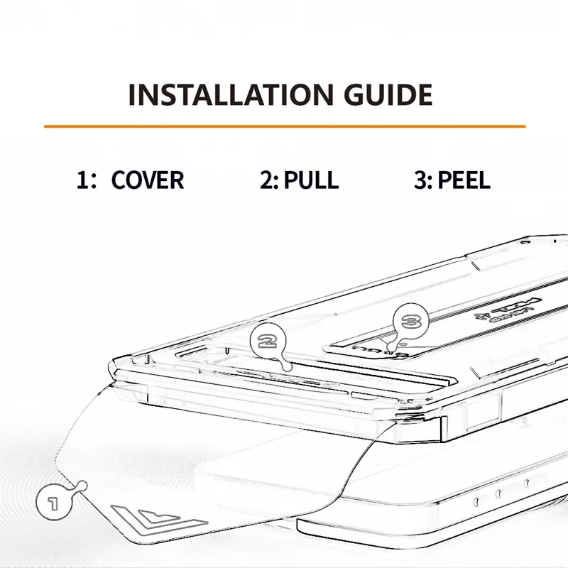 RURIHAI For iPhone 17 Privacy Tempered Glass Screen Protector Anti-Spy High Aluminium-Silicon Glass Film