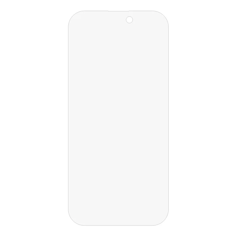 Protector de pantalla mate para iPhone 17 Pro, película de vidrio templado antihuellas con borde curvo de 0,25