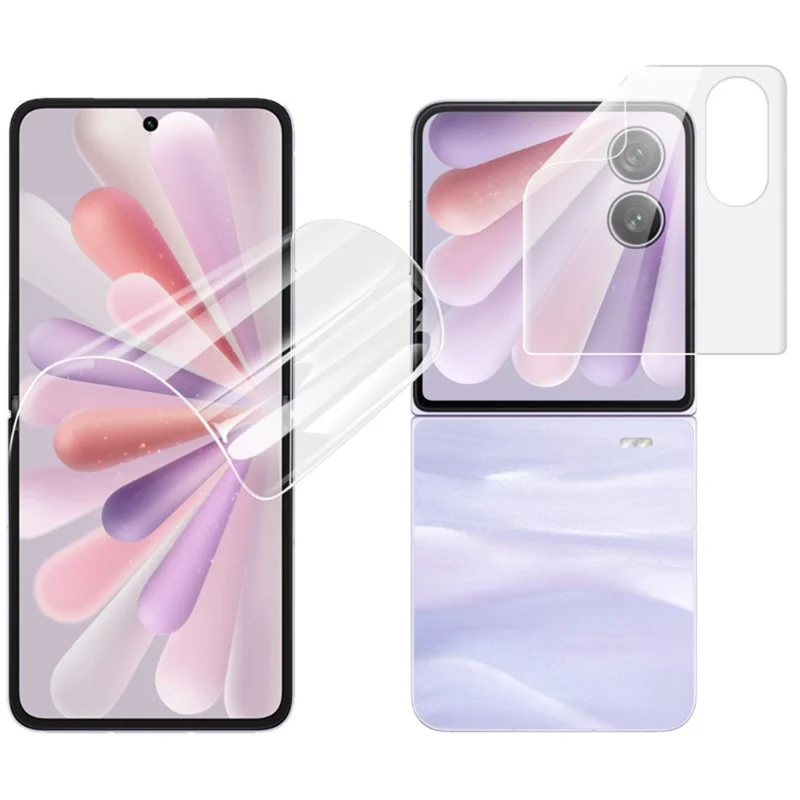IMAK Hydrogel Film 4th Gen for Honor Magic V Flip 2 1 Set TPU Screen Film (Front Screen + Inner Large Screen)