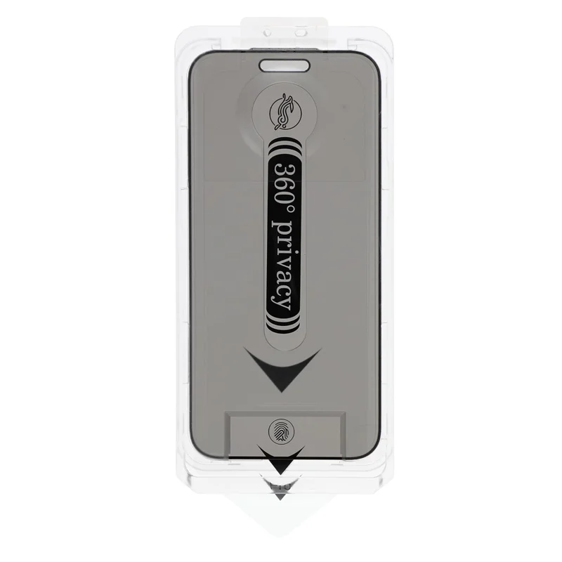Protecteur d'écran de confidentialité anti-espion pour iPhone 17 Pro Max Verre film en aluminium-silicium haute avec outil d'installation facile