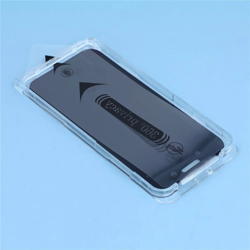 Protecteur d'écran de confidentialité anti-espion pour iPhone 17 Pro Max Verre film en aluminium-silicium haute avec outil d'installation facile