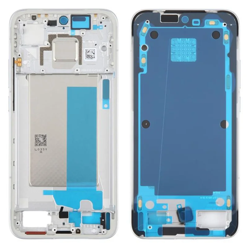 Plaque médiane de réparation pour Xiaomi Poco F7 5G / Redmi Turbo 4 Pro 5G (côté A) (sans logo) - Argent