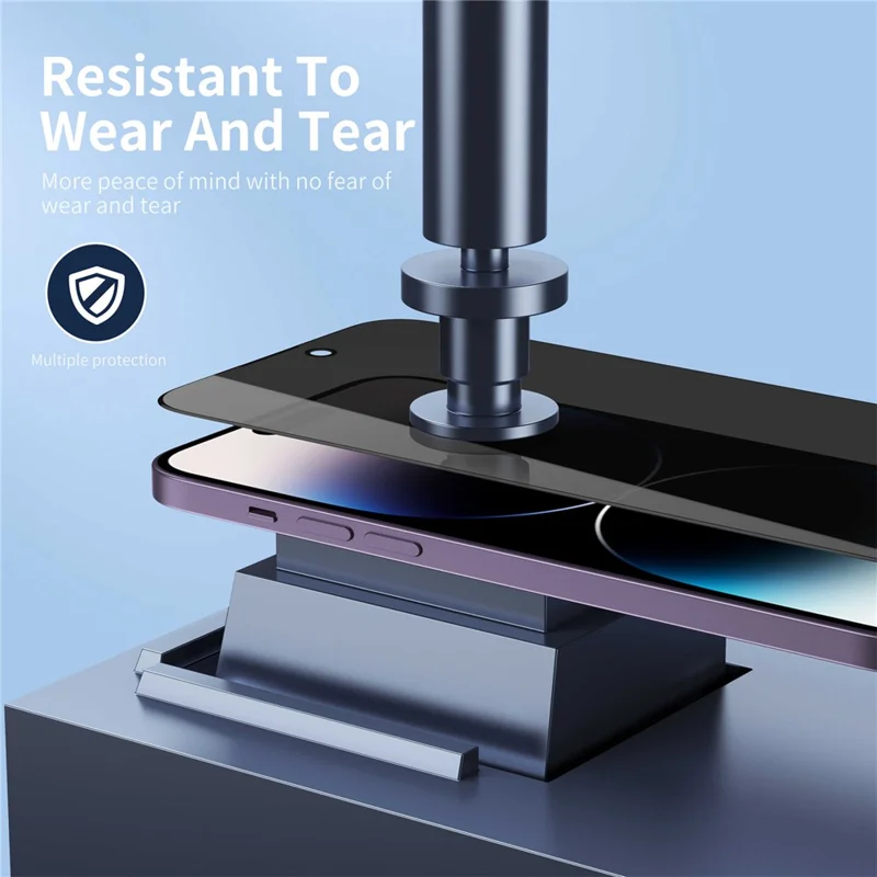 YOVOE For iPhone 17 Pro Max Screen Protector 28-Degree Anti Spy Tempered Glass Film with Installation Tool