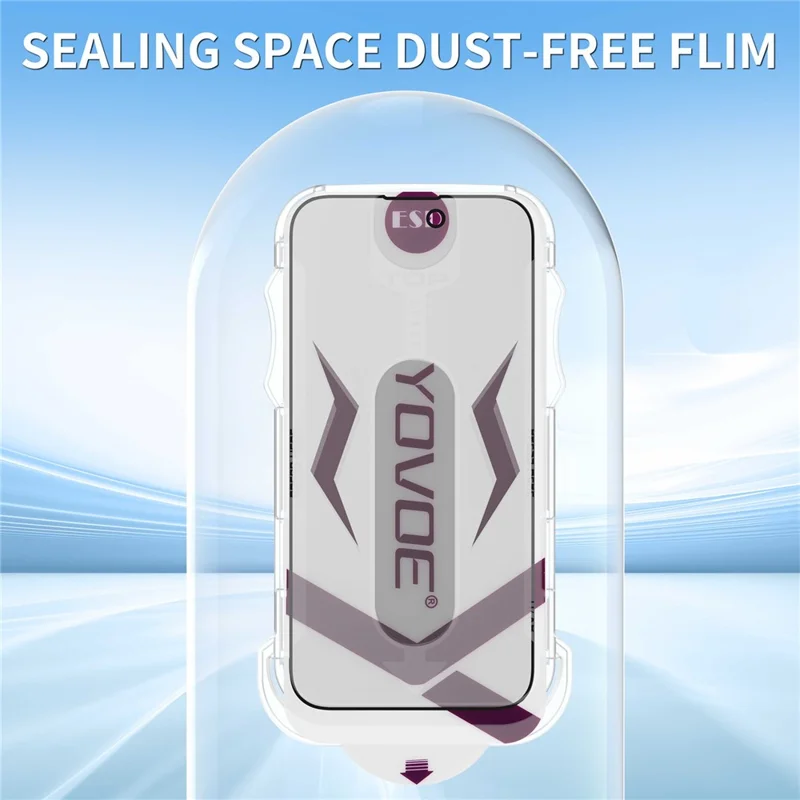 YOVOE For iPhone 17 Pro Max Screen Protector 28-Degree Anti Spy Tempered Glass Film with Installation Tool