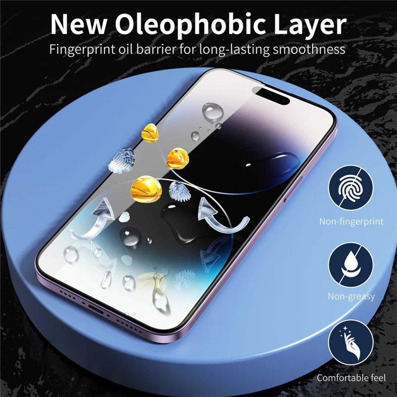 YOVOE For iPhone 17 Pro Max Screen Protector 28-Degree Anti Spy Tempered Glass Film with Installation Tool