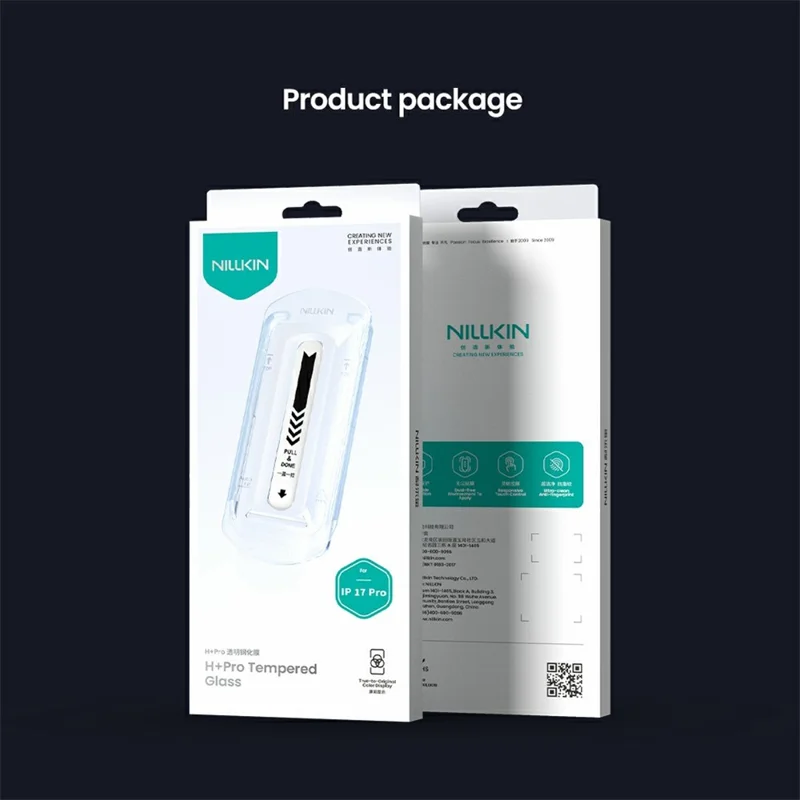 NILLKIN H+Pro for iPhone 17 Pro Screen Protector 9H Anti-Scratch Tempered Glass Film