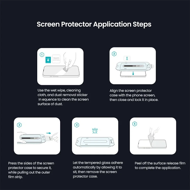 NILLKIN H+Pro for iPhone 17 Pro Max Screen Protector 9H Anti-Scratch Tempered Glass Film